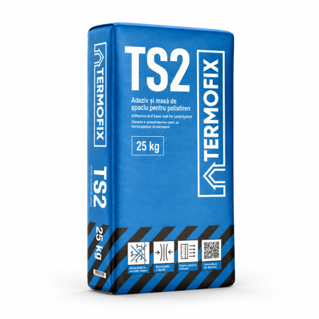 Adeziv si masa de spaclu pentru polistiren expandat Termofix TS2, 25 kg
